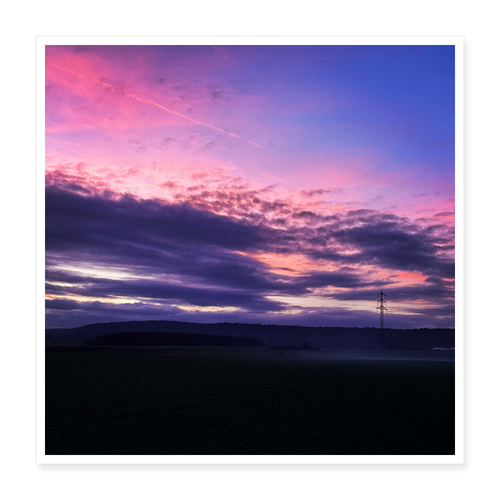 Poster 16" x 16" (40x40 cm) - Weiß