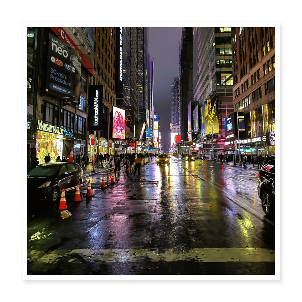 Poster 40x40 cm - Weiß