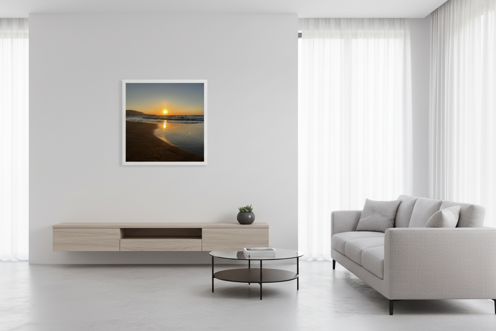 Poster 40x40 cm - Weiß