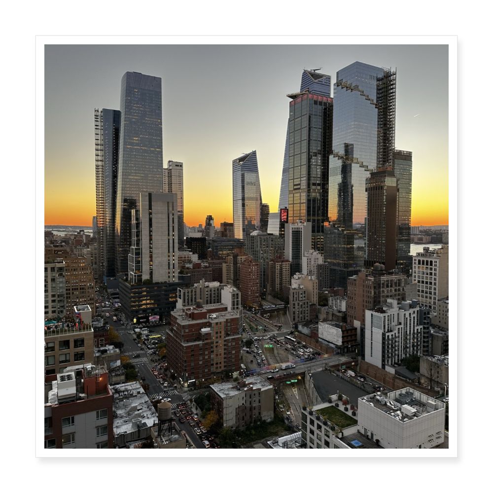 Poster 40x40 cm - Weiß