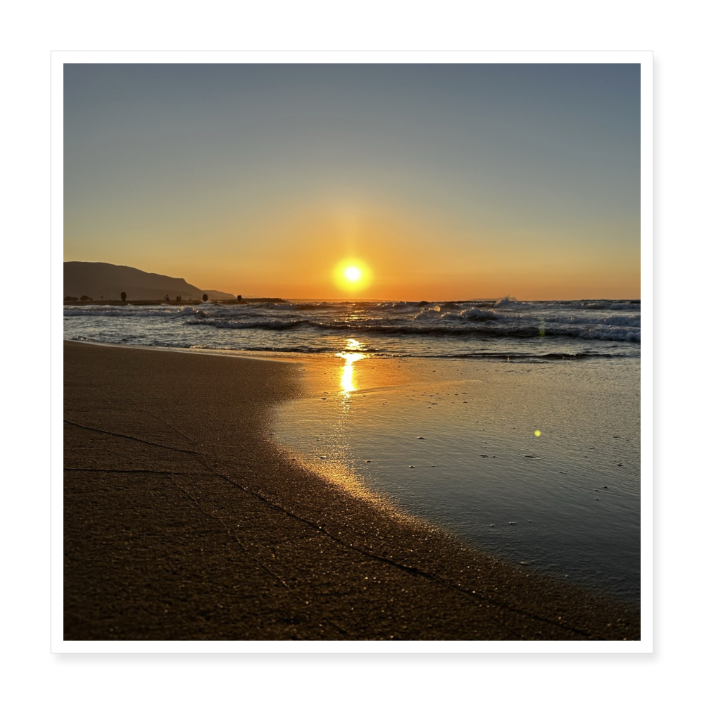 Poster 40x40 cm - Weiß