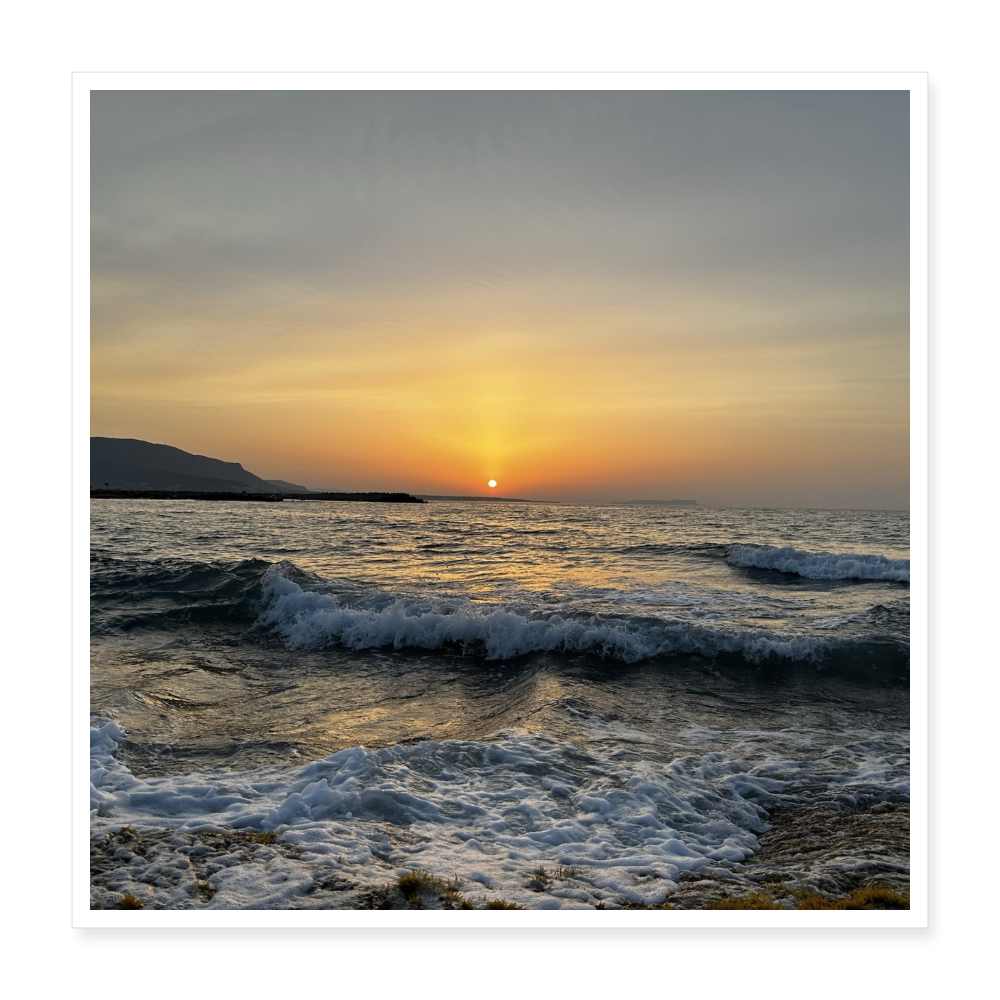 Poster 40x40 cm - Weiß