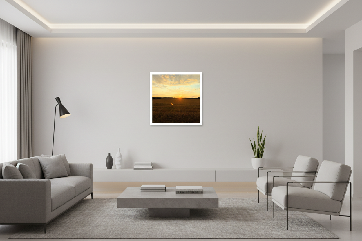 Poster 40x40 cm - Weiß